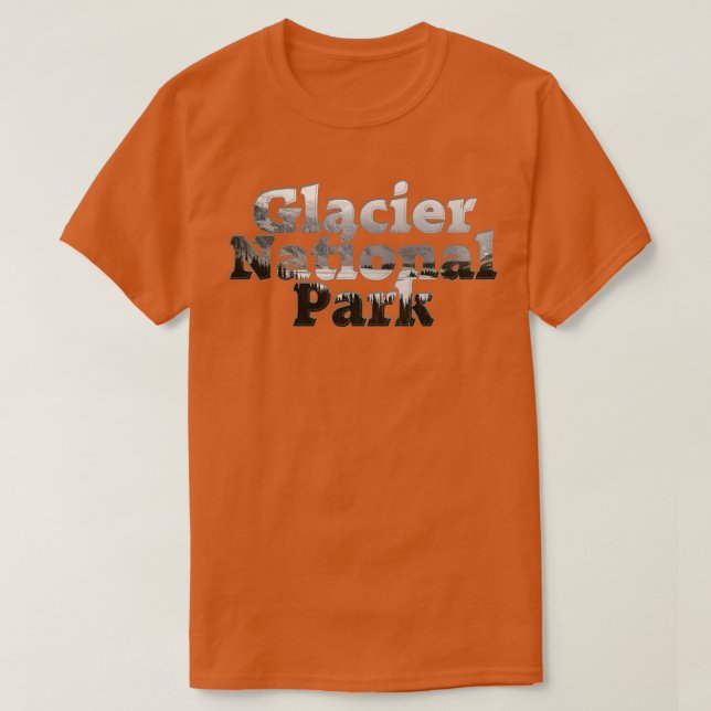 Glacier National Park T-Shirt (Design Front)