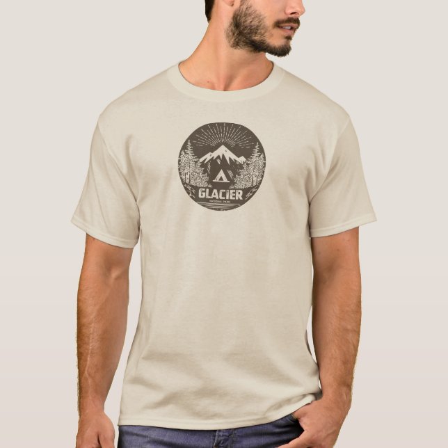 Glacier National Park T-Shirt (Front)
