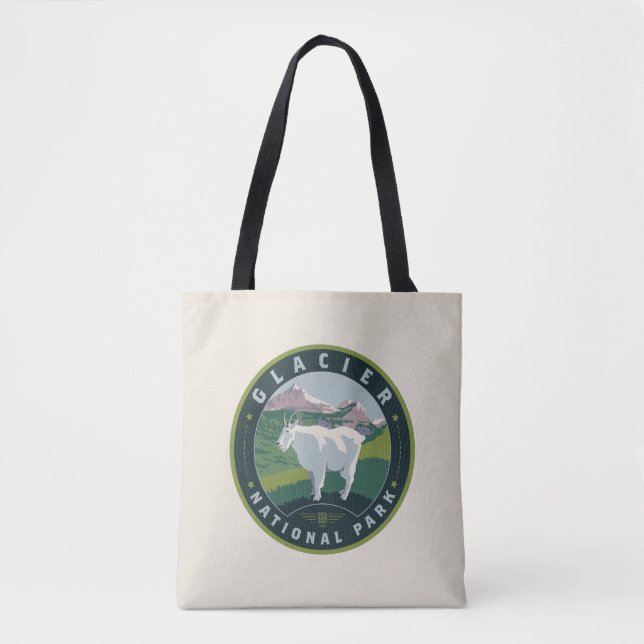 Glacier National Park Tote Bag (Front)