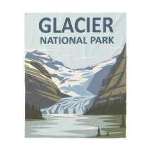 Glacier National Park Travel Art