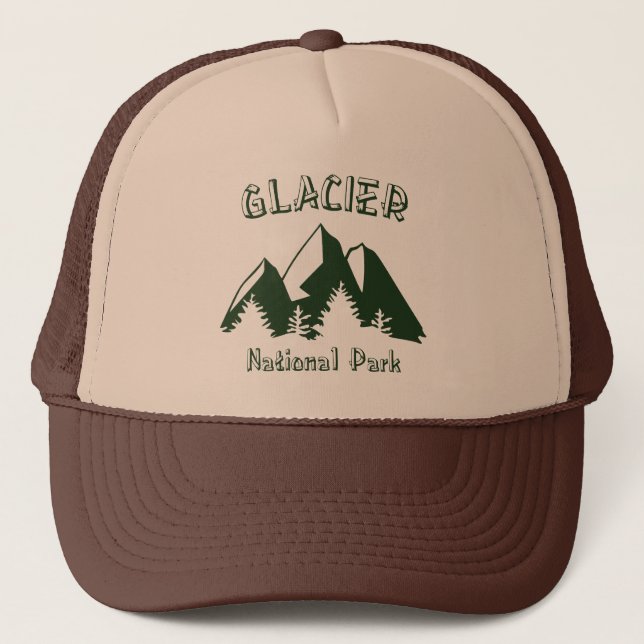Glacier National Park Trucker Hat (Front)