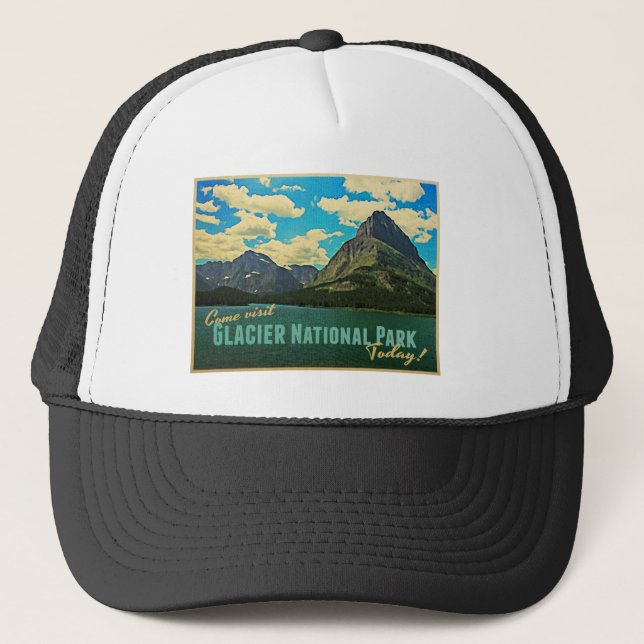 Glacier National Park Trucker Hat (Front)