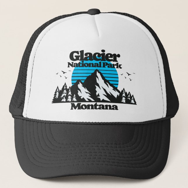 Glacier National Park Trucker Hat (Front)