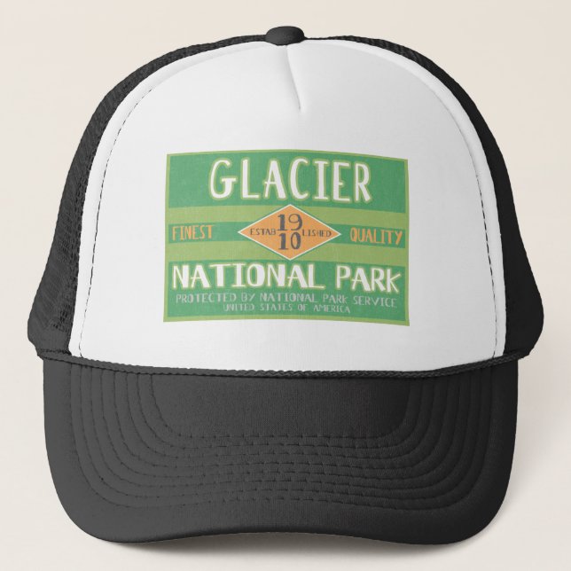 Glacier National Park Trucker Hat (Front)