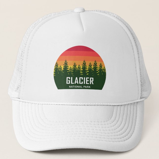 Glacier National Park Trucker Hat (Front)