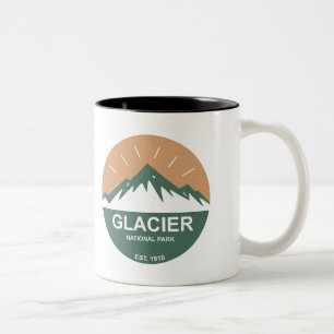 Glacier National Park Two-Tone Coffee Mug