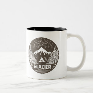 Glacier National Park Two-Tone Coffee Mug