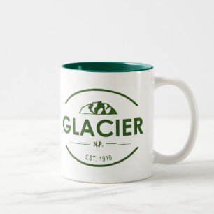 Glacier National Park Two-Tone Coffee Mug