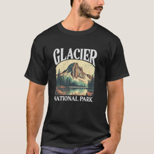 Glacier National Park Vintage Mountain Montana Hik T-Shirt