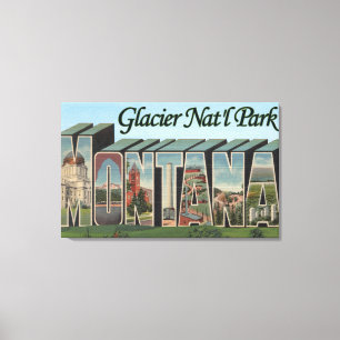Glacier Nat'l Forest, Montana Canvas Print