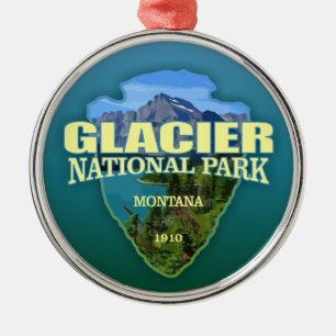 Glacier NP (arrowhead) Metal Tree Decoration