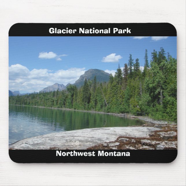 Glacier Park Montana Mouse Mat (Front)