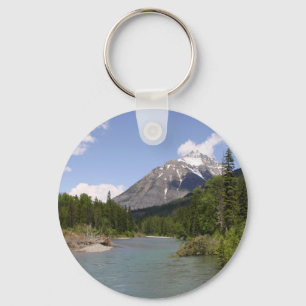 Glacier Park Rivers and Peaks Key Ring