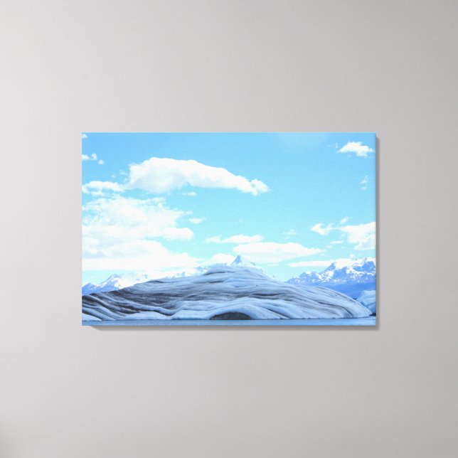Glacier Patagonia Canvas Print (Front)