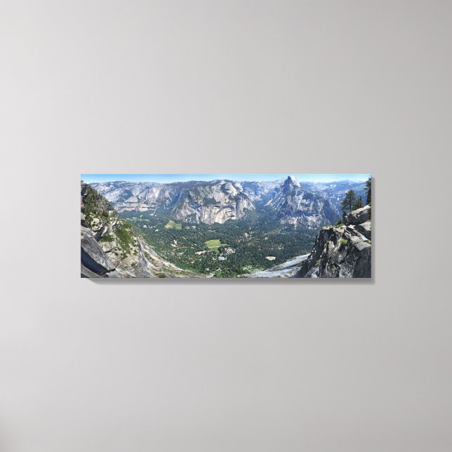 Glacier Point Panorama - Yosemite Valley Canvas Print (Front)