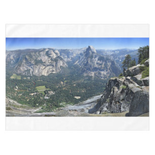 Glacier Point Panorama - Yosemite Valley Tablecloth