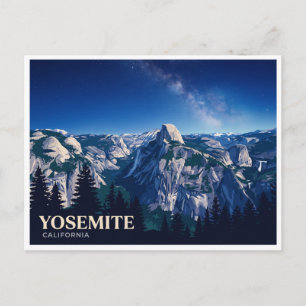 Glacier Point Yosemite USA Postcard