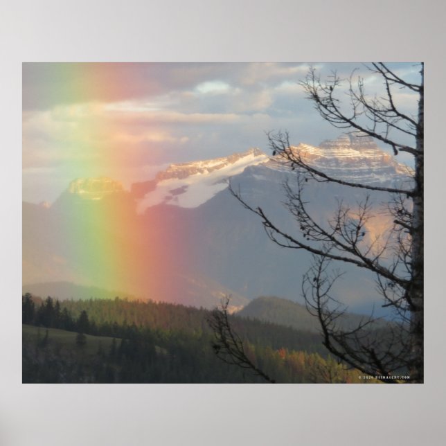 Glacier Rainbow Poster (Front)