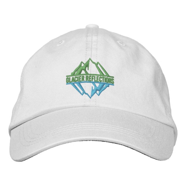 Glacier Reflections Logo Baseball Cap (Front)
