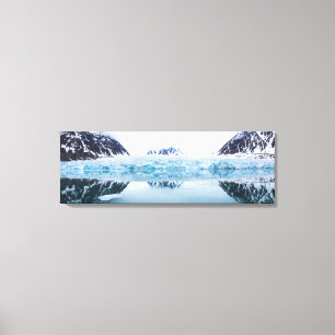 Glacier reflections, Norway Canvas Print