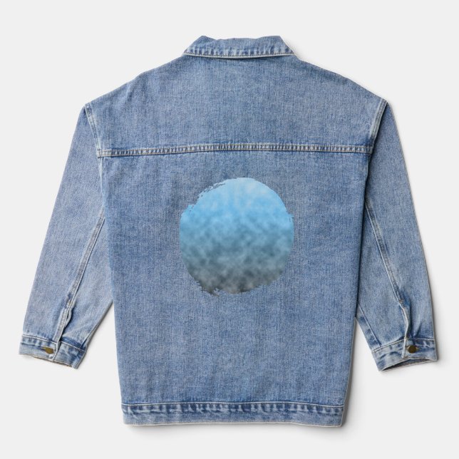 Glacier’s Breath Denim Jacket (Back)