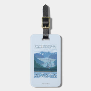 Glacier Scene - Cordova, Alaska Luggage Tag