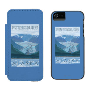 Glacier Scene - Petersburg, Alaska Incipio Watson™ iPhone 5 Wallet Case