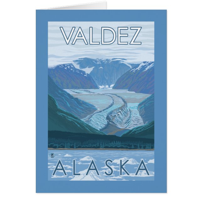 Glacier Scene - Valdez, Alaska (Front)