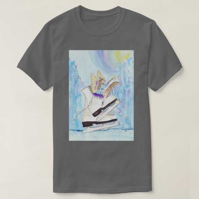 Glacier Skating Fairy T-Shirt (Design Front)