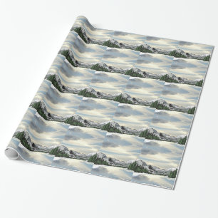 Glacier Snow Wrapping Paper