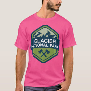 Glacier Us National Park Montana Backpacking Hikin T-Shirt