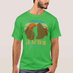 Glacier US National Park Montana Travel Camping Hi T-Shirt