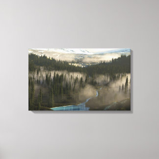 Glacier Valley Canvas Print