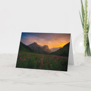 Glacier Wildflowers Card