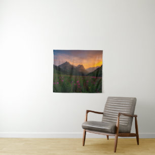 Glacier Wildflowers Tapestry