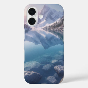 Glacier's Edge Crystal Waters iPhone 16 Case
