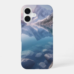 Glacier's Edge Crystal Waters iPhone 16 Case
