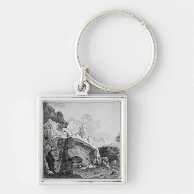 Glaciers of Grindelwald Key Ring (Front)