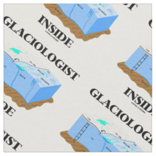 Glaciologist Inside Glacier Earth Science Fabric