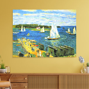 Glackens - Mahone Bay, fine art, Canvas Print