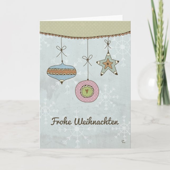 Glad Christmas Holiday Card (Front)