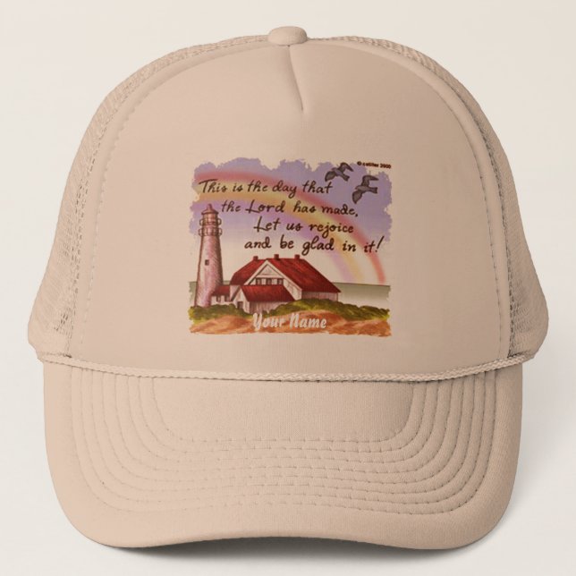 Glad Lighthouse Christian Hat (Front)