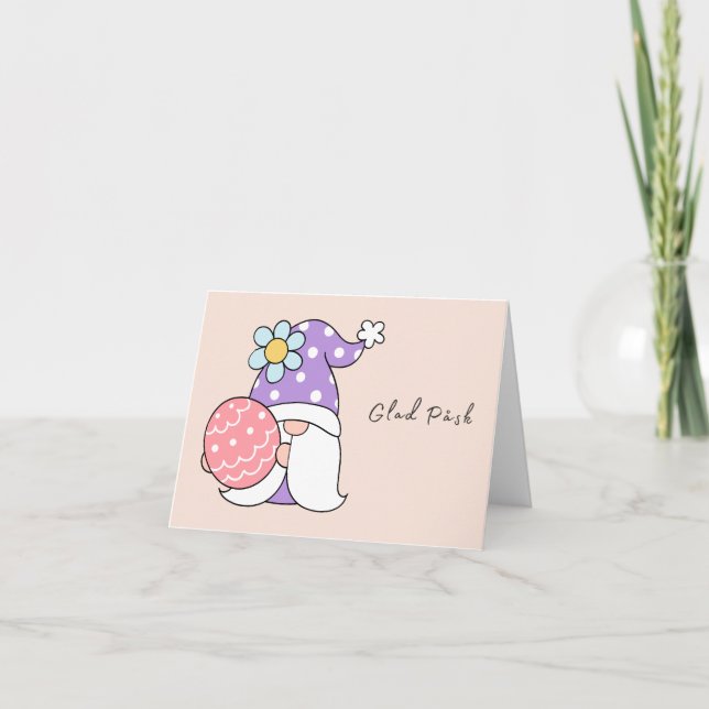 Glad påsk, Swedish Happy Easter  Card (Front)