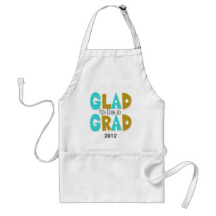 Glad to be a Grad Graduation 2012 Standard Apron