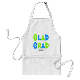 Glad to be a Grad Graduation 2012 Standard Apron
