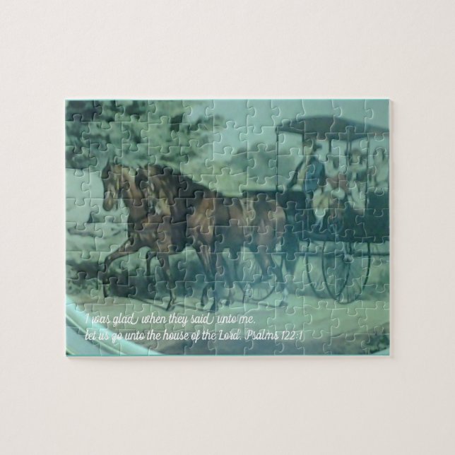 Glad to go to Church Jigsaw Puzzle (Horizontal)