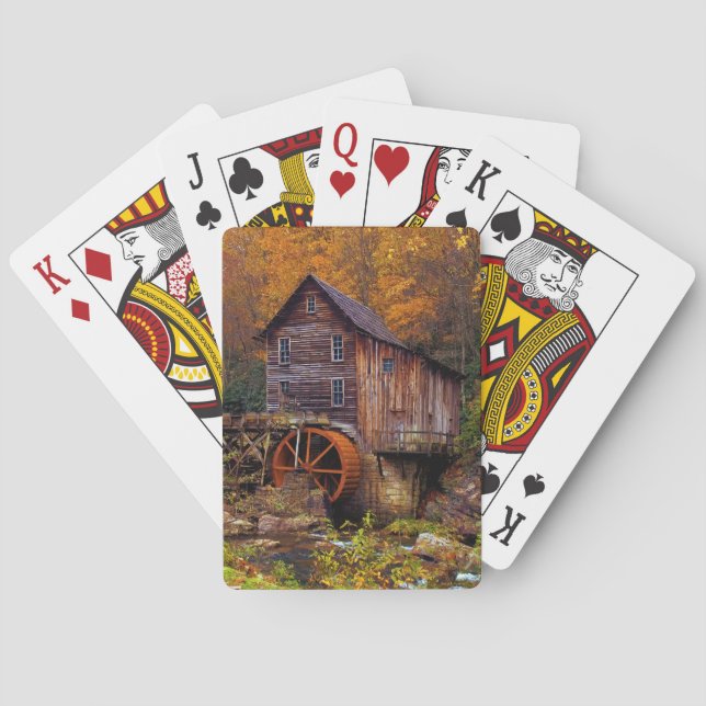 Glade Creek Grist Mill Playing Cards (Back)