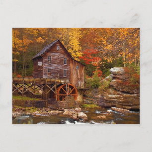 Glade Creek Grist Mill Postcard