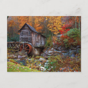 Glade Creek Grist Mill Postcard