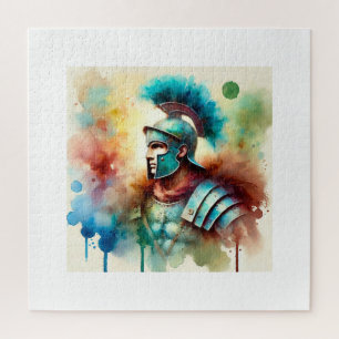 Gladiator 070824AREF149 - Watercolor Jigsaw Puzzle